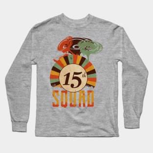 15th anniversary music squad, birthday gift vintage Long Sleeve T-Shirt